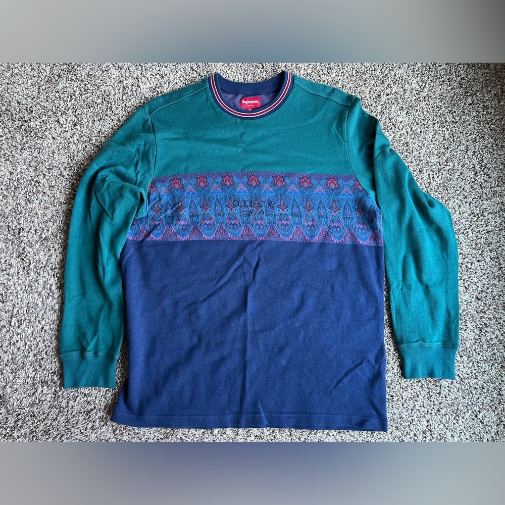 supreme knit long sleeves shirt
